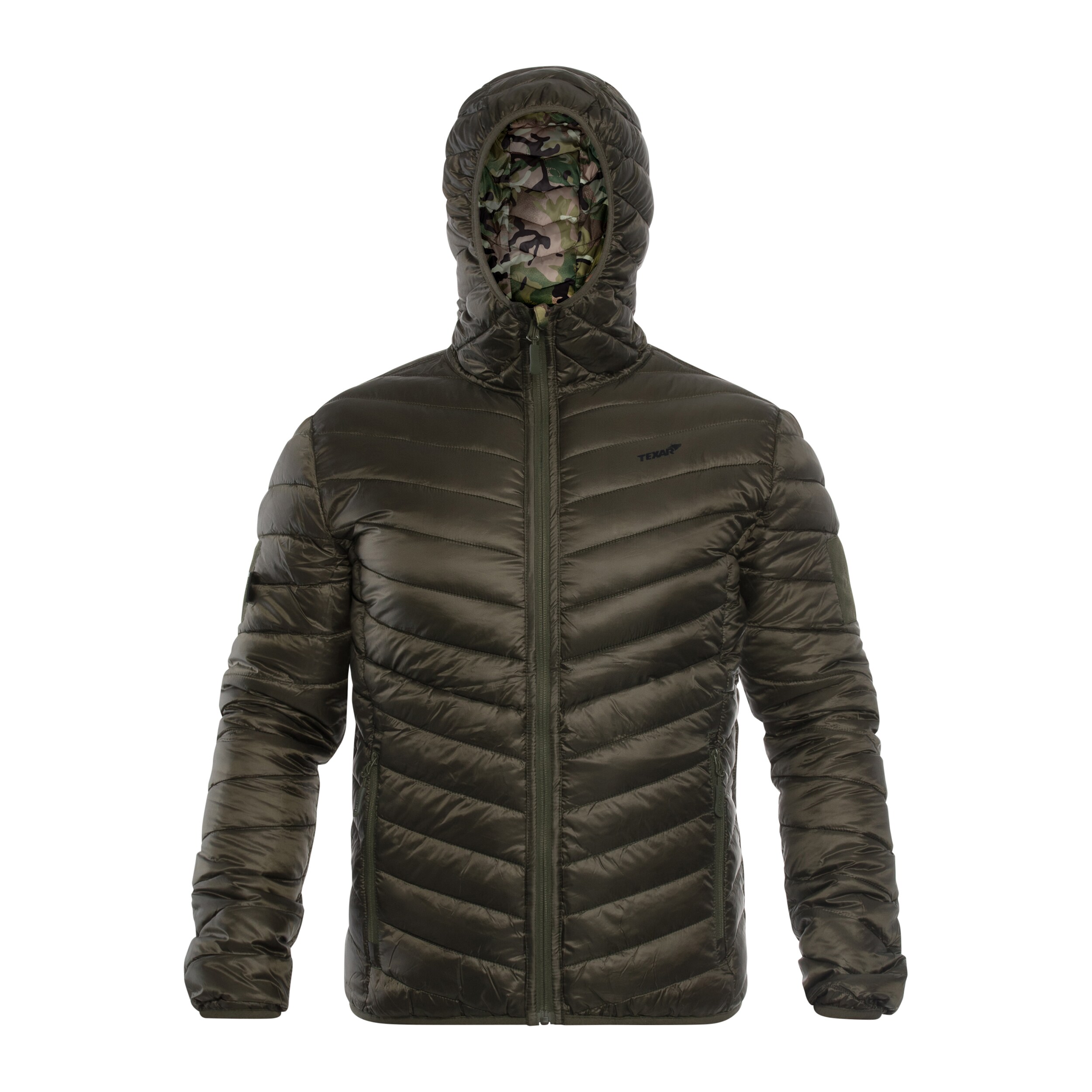 Oboustranná péřová bunda Texar Reverse - Olive/Arid MC Camo