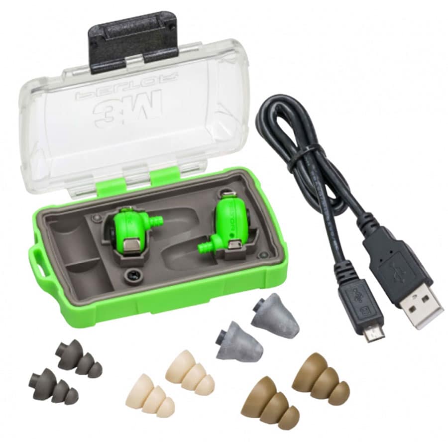 Aktivní chrániče sluchu 3M Peltor EEP-100 – zelené