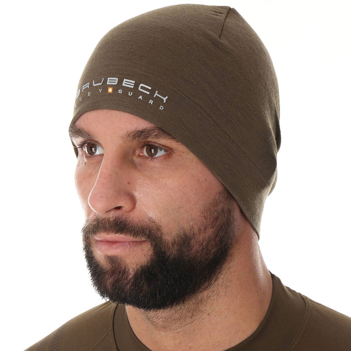 Termoaktivní čepice Brubeck Ranger Merino - Khaki