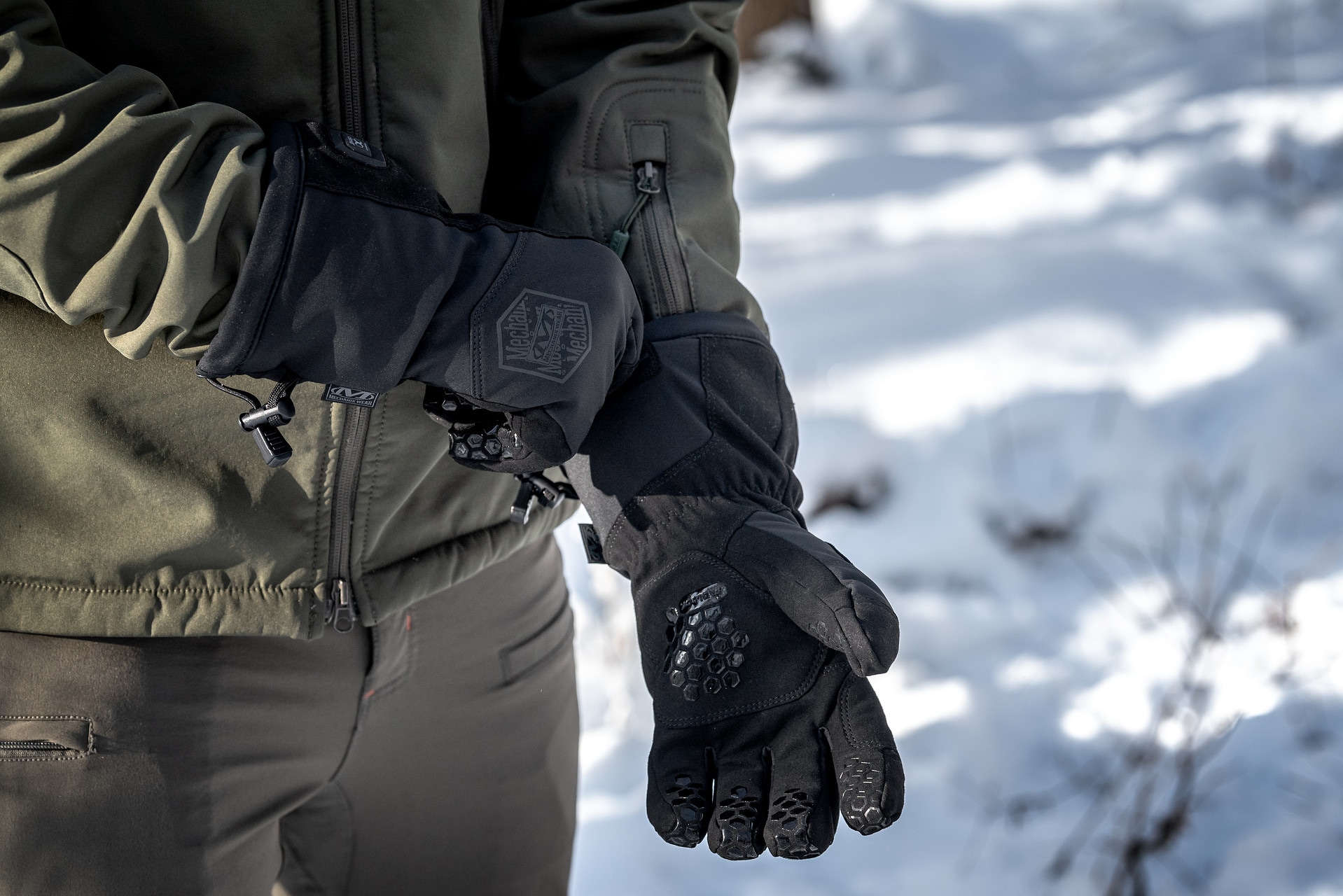 Vyhřívané rukavice Mechanix Wear ColdWork Heated Clim8 Black