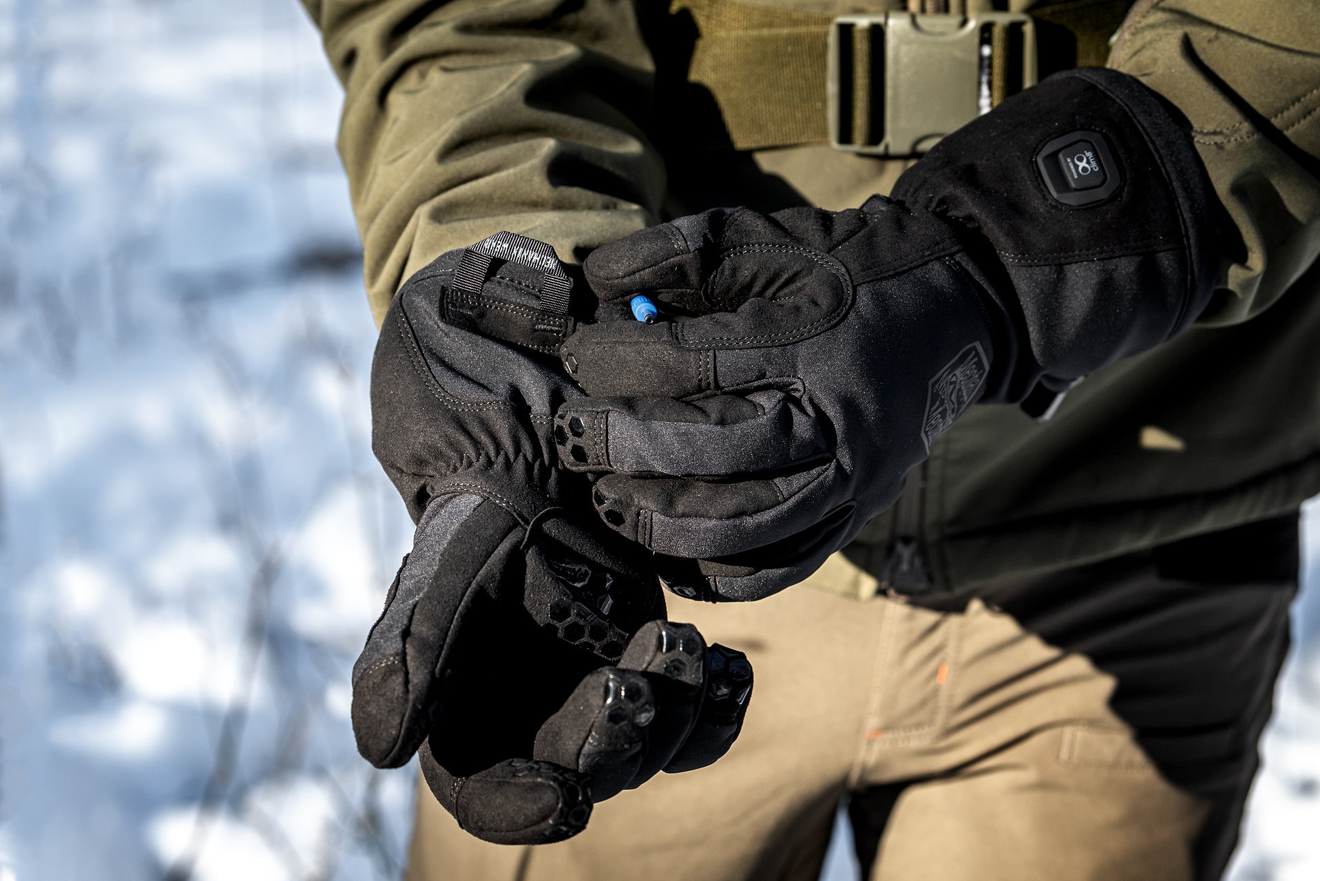 Vyhřívané rukavice Mechanix Wear ColdWork Heated Clim8 Black