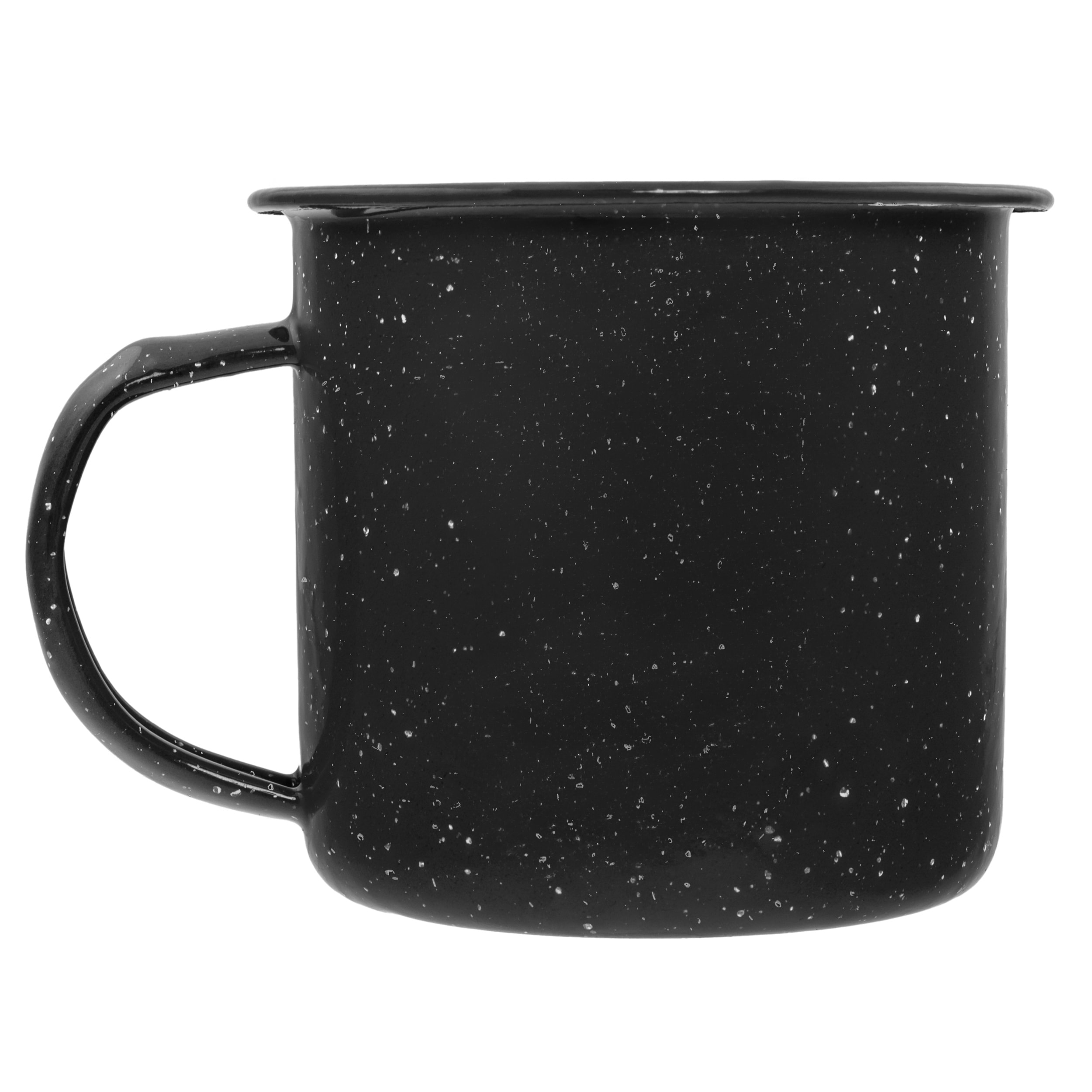 Ocelový hrnek Mil-Tec Western 350 ml - Black