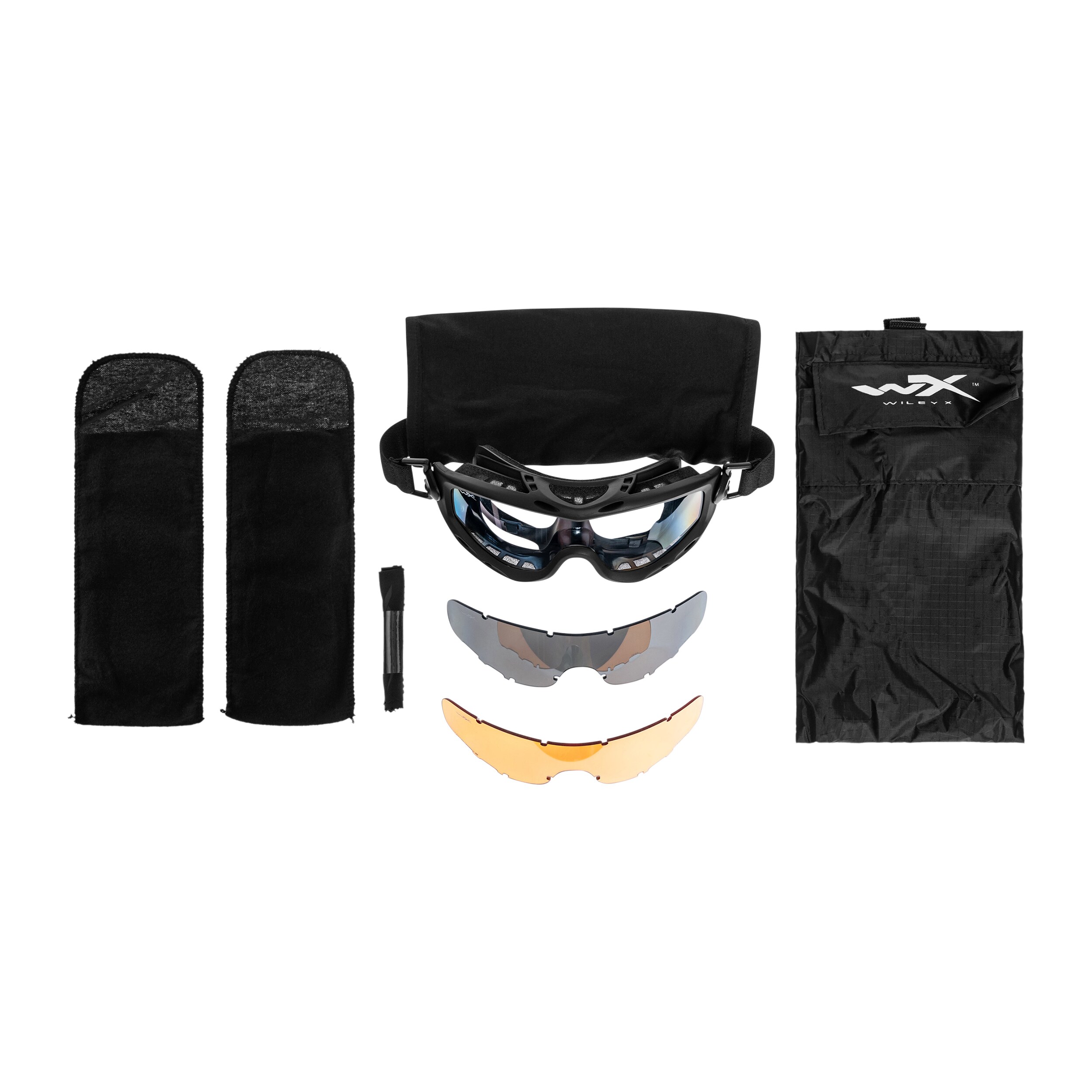 Brýle Wiley X SPEAR Set 3in1 - Matte Black