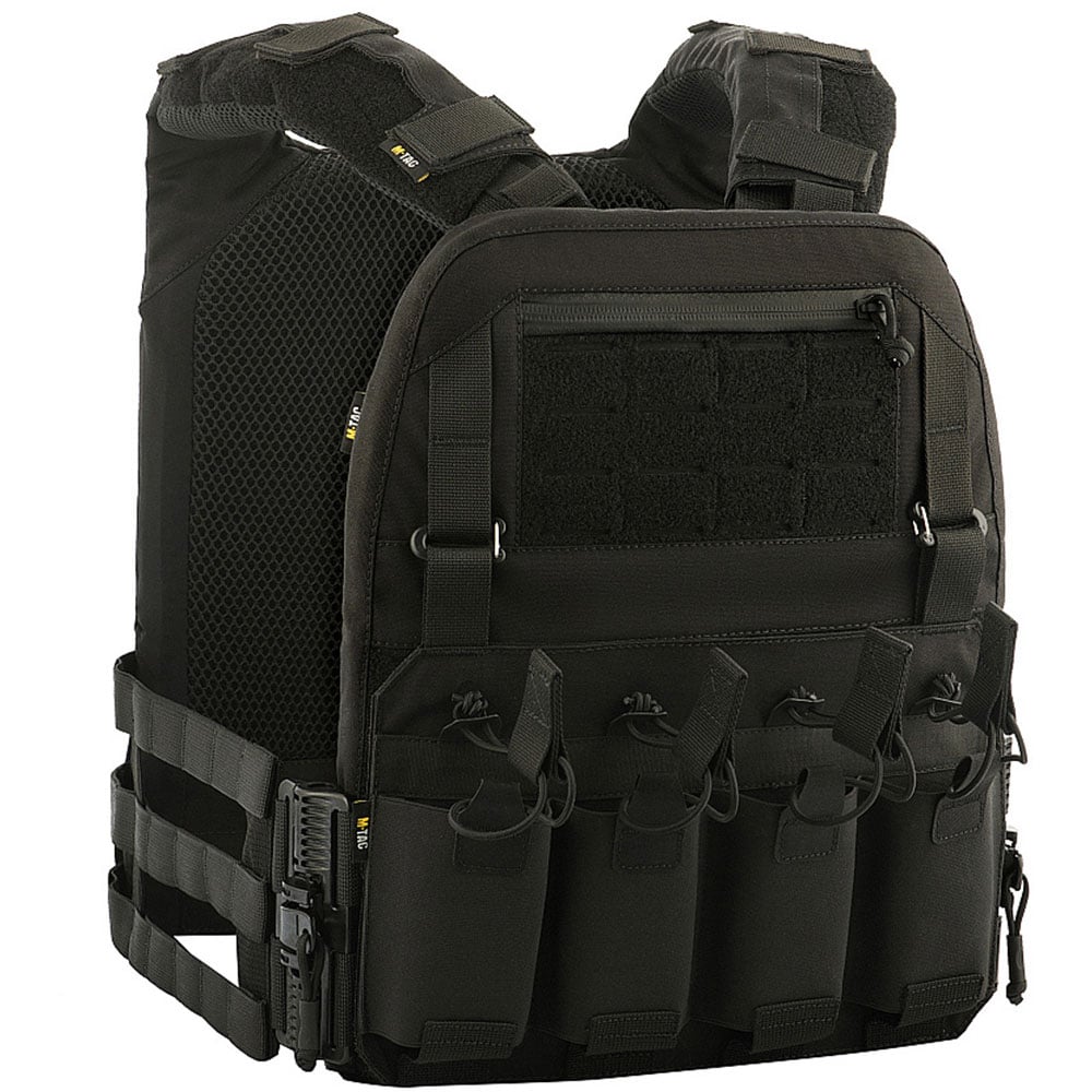 Taktická vesta typu Plate Carrier M-Tac Cuirass QRS Black - pro pláty L/XL