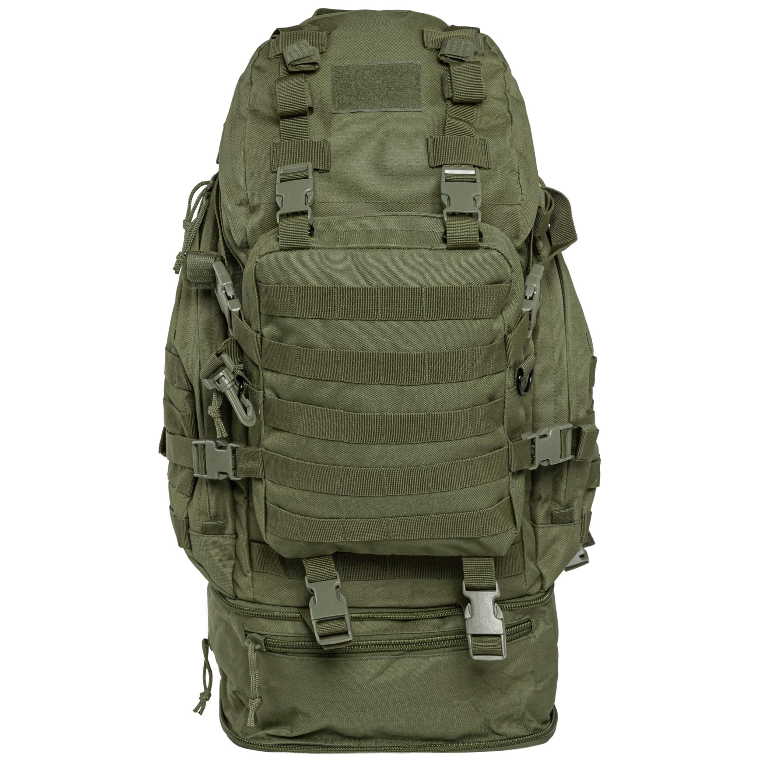 Batoh Camo Military Gear Overload 60 l – Zelený