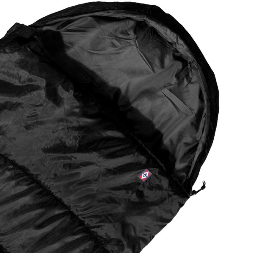 Spací pytel Pentagon Major Black - pravý