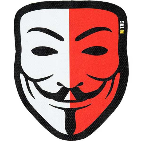 Nášivka M-Tac Anonymous - Black/Poland