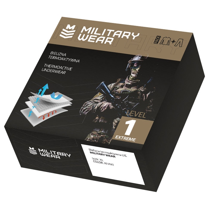 Termoaktivní spodní prádlo Military Wear Tactical Level 1 – Black