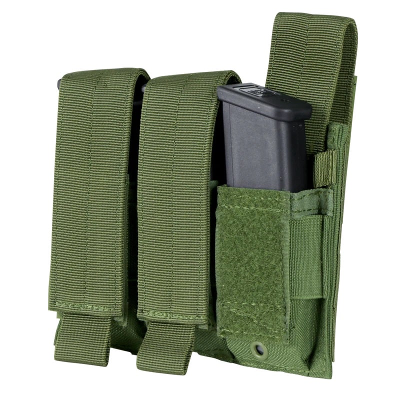 Trojitá sumka S.T. Condor na malé zásobníky Triple Mag Pouch – Olive