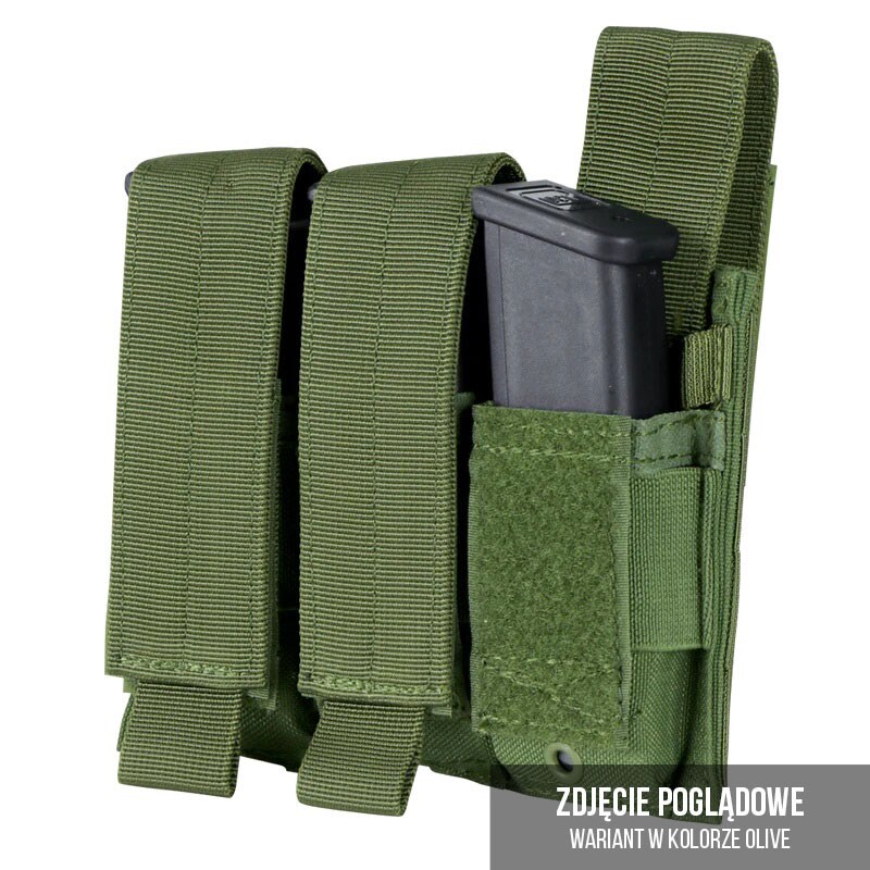 Trojitá sumka S.T. Condor na malé zásobníky Triple Mag Pouch – Black