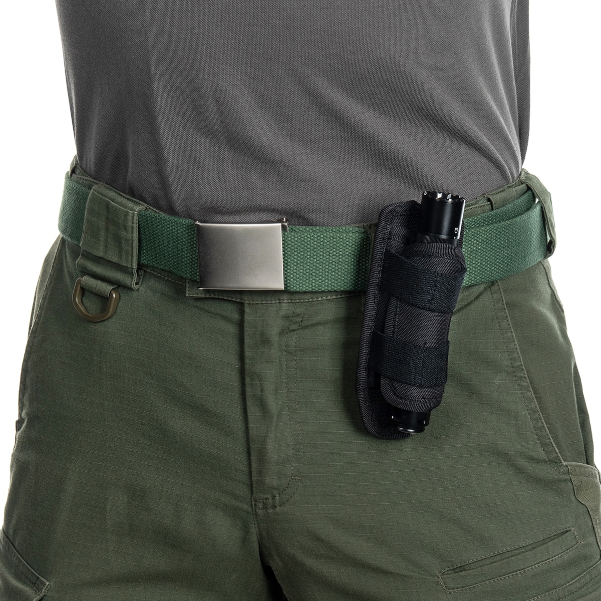 Pouzdro na svítilnu Mil-Tec Security Flashlight Holder - Black