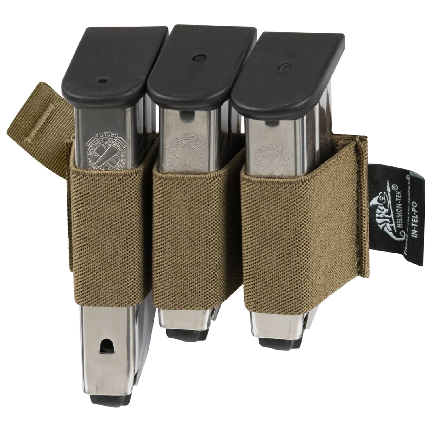 Trojitá sumka Helikon-Tex Triple Elastic Insert na malé zásobníky – Coyote