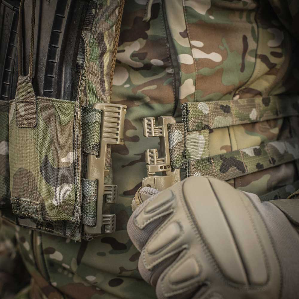Taktická vesta typu Plate Carrier M-Tac Cuirass QRS MultiCam - pro pláty L/XL