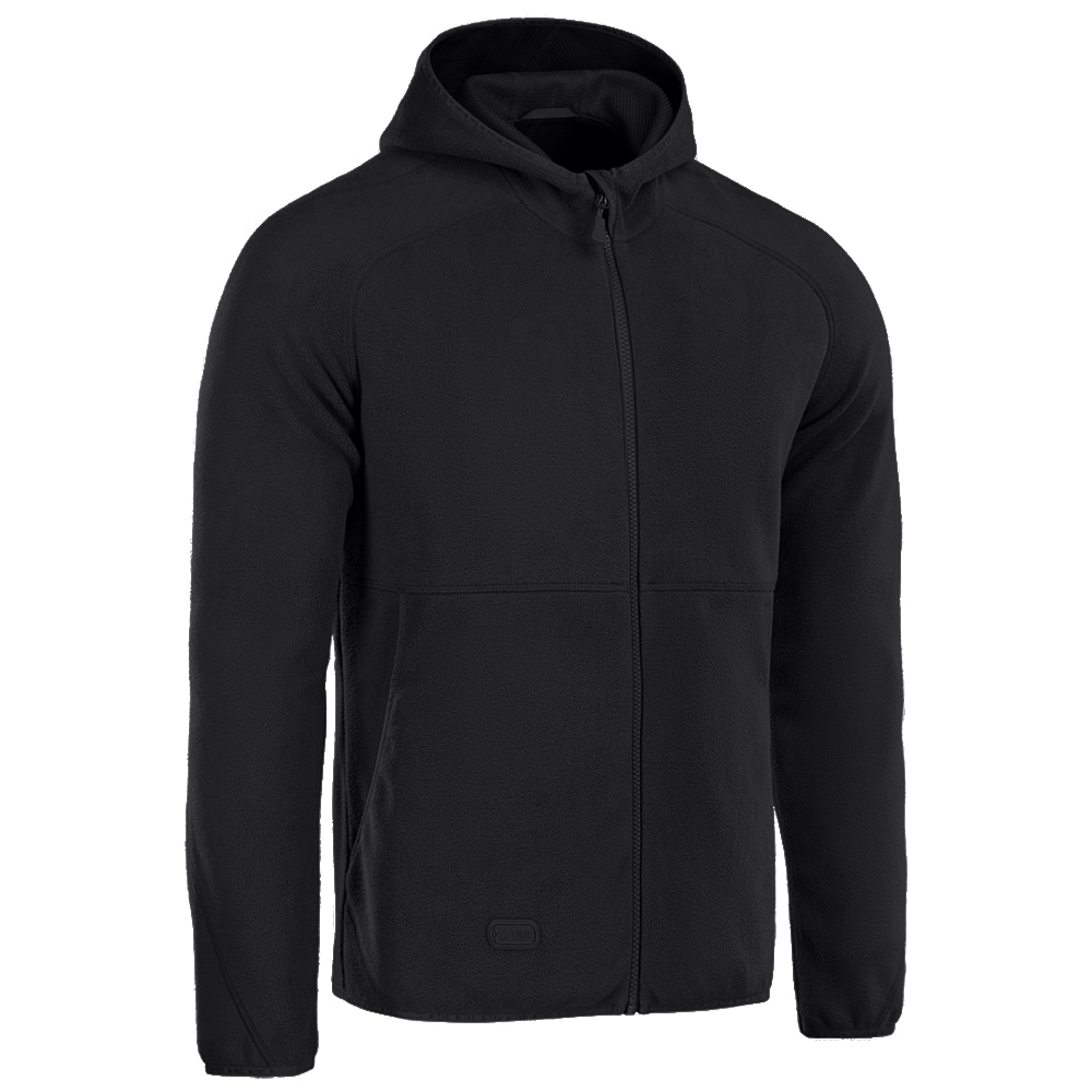 Fleesová mikina M-Tac Lite Microfleece Hoodie – Black