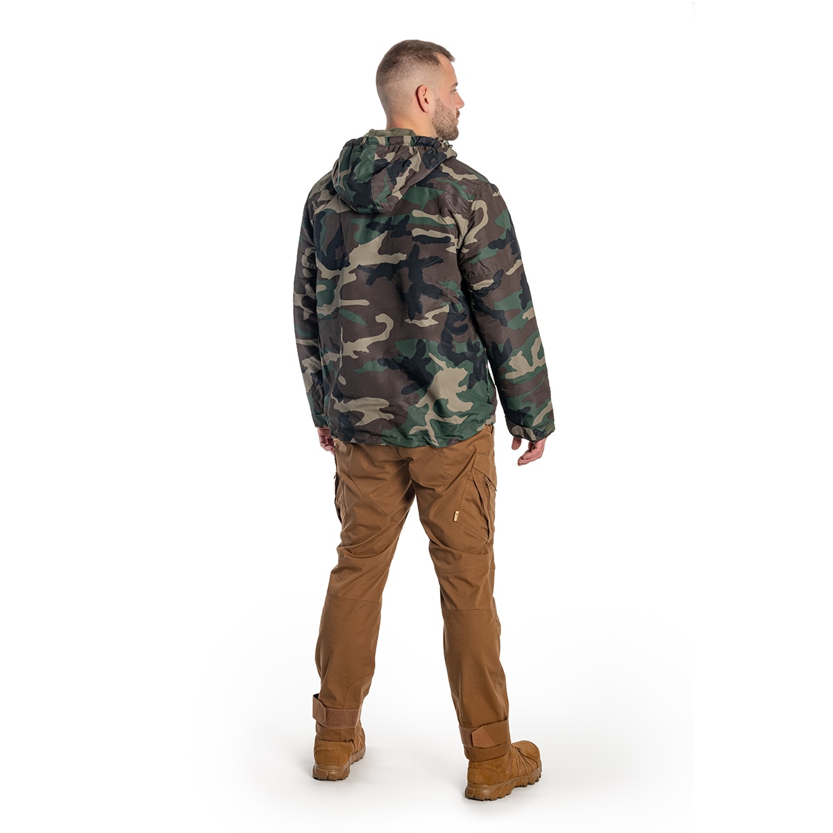 Bunda Brandit Windbreaker Frontzip - Woodland