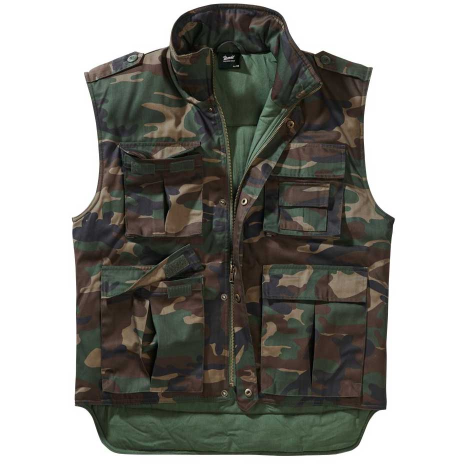 Bezrukávová vesta Brandit Ranger Vest – Woodland