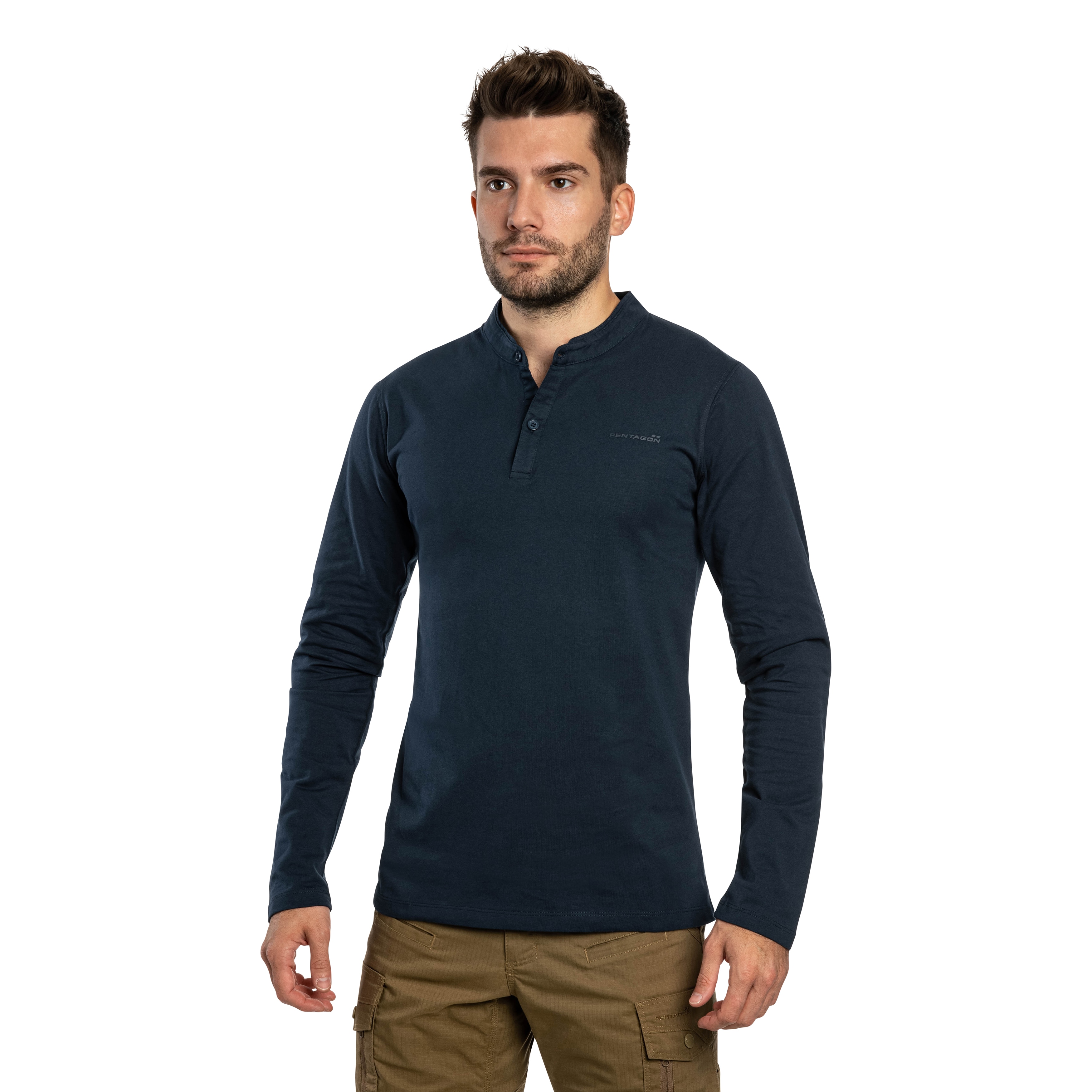 Tričko Pentagon Romeo Henley 2.0 - Midnight Blue