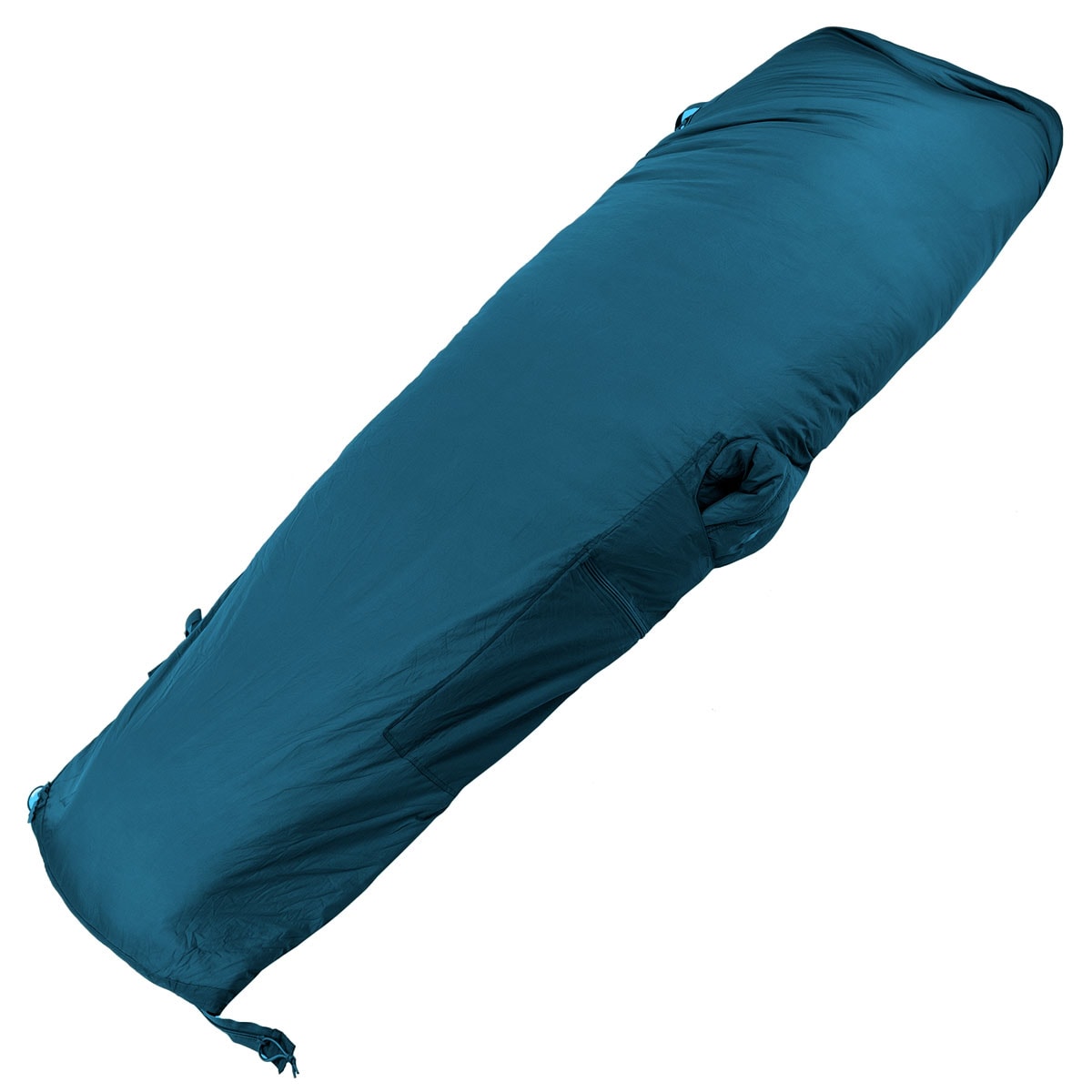 Pončo Helikon-Tex Swagman Roll Climashield Apex se spacím vakem – Aqua Blue