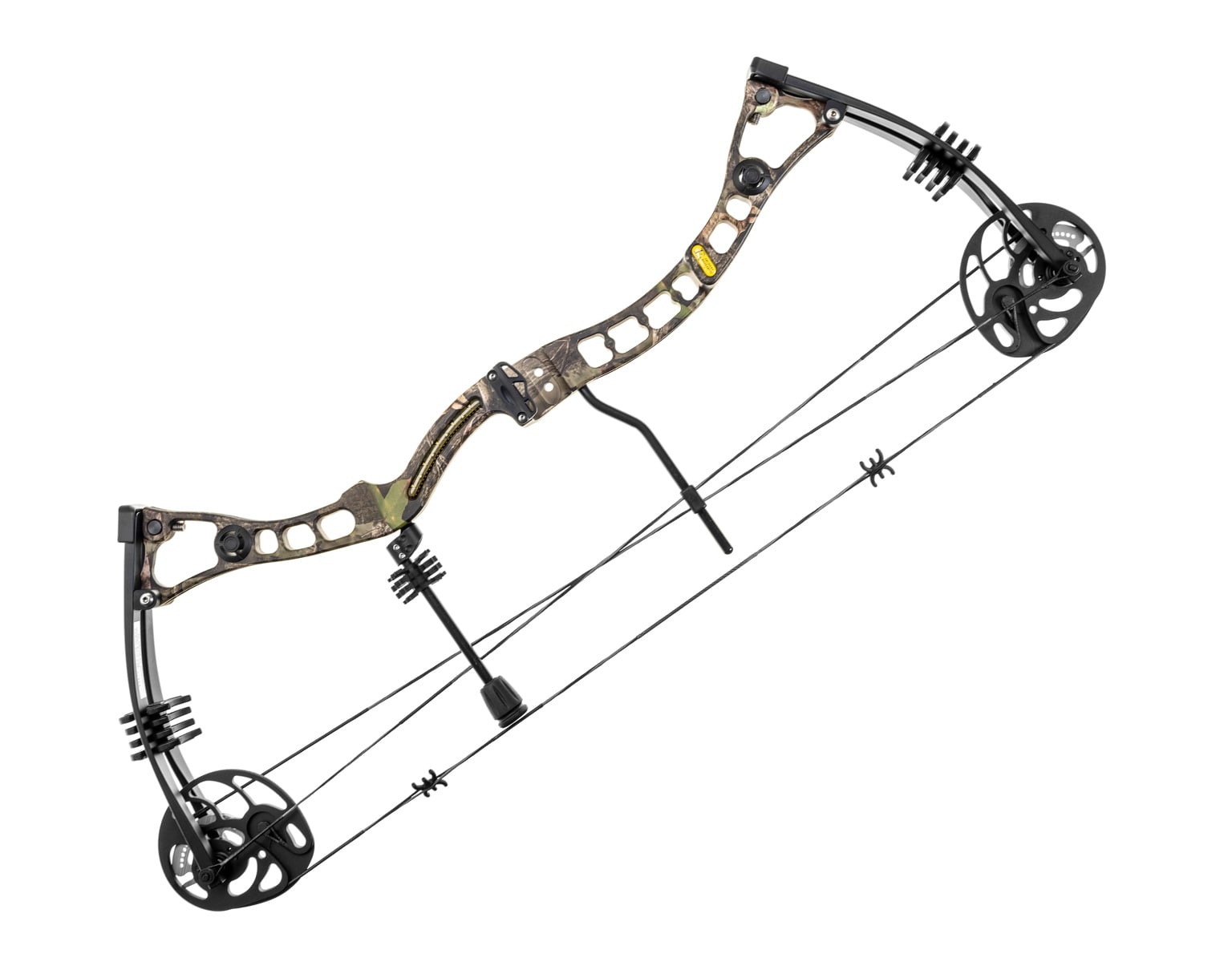 Luk kladkový Poe Lang Axis 2.5 - folium camo