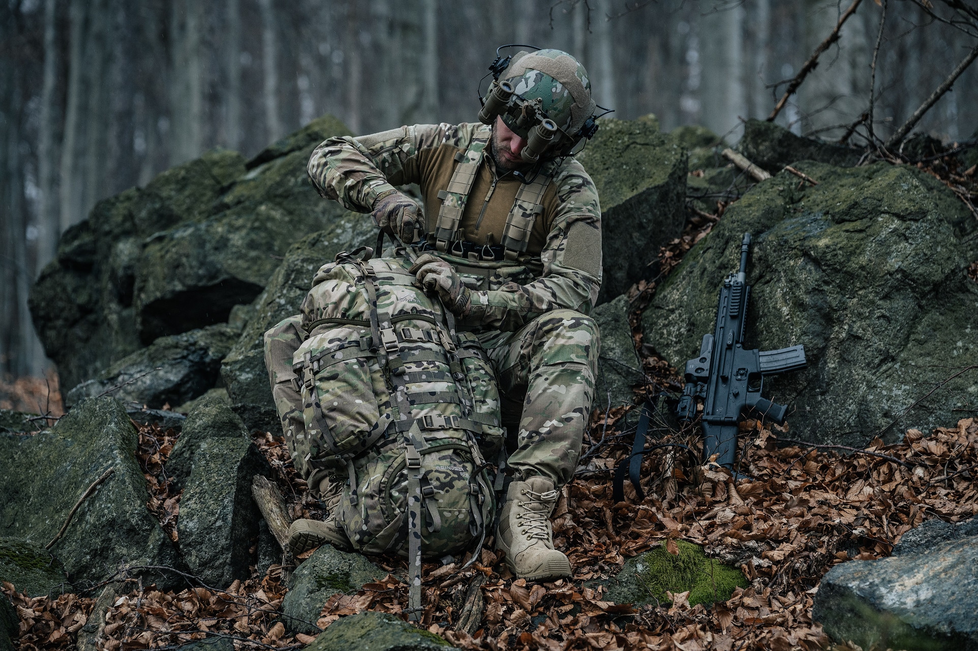 Batoh Wisport Reindeer 55 l – Multicam Full Camo