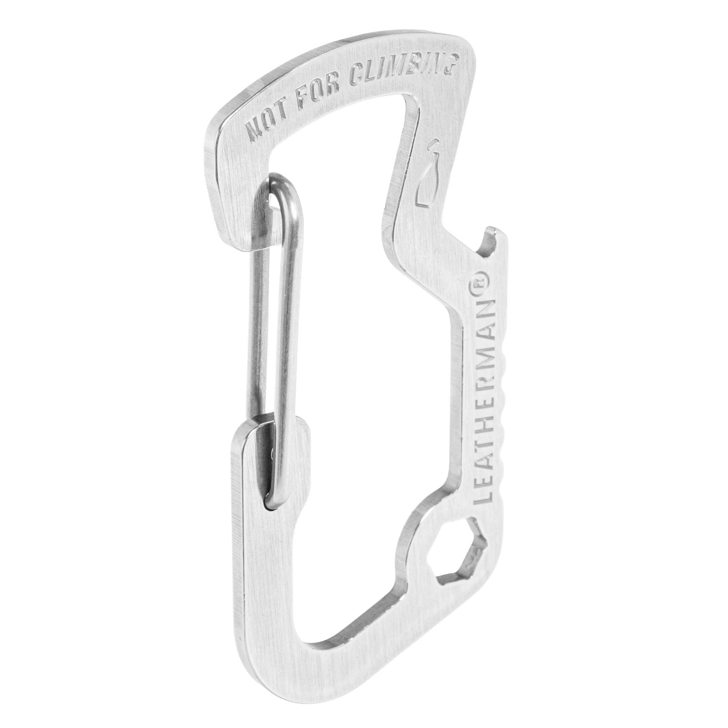 Karabina Leatherman s otvírákem na láhve