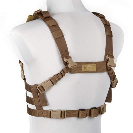 Taktická vesta Chest Rig Emerson Low Profile - Coyote Brown