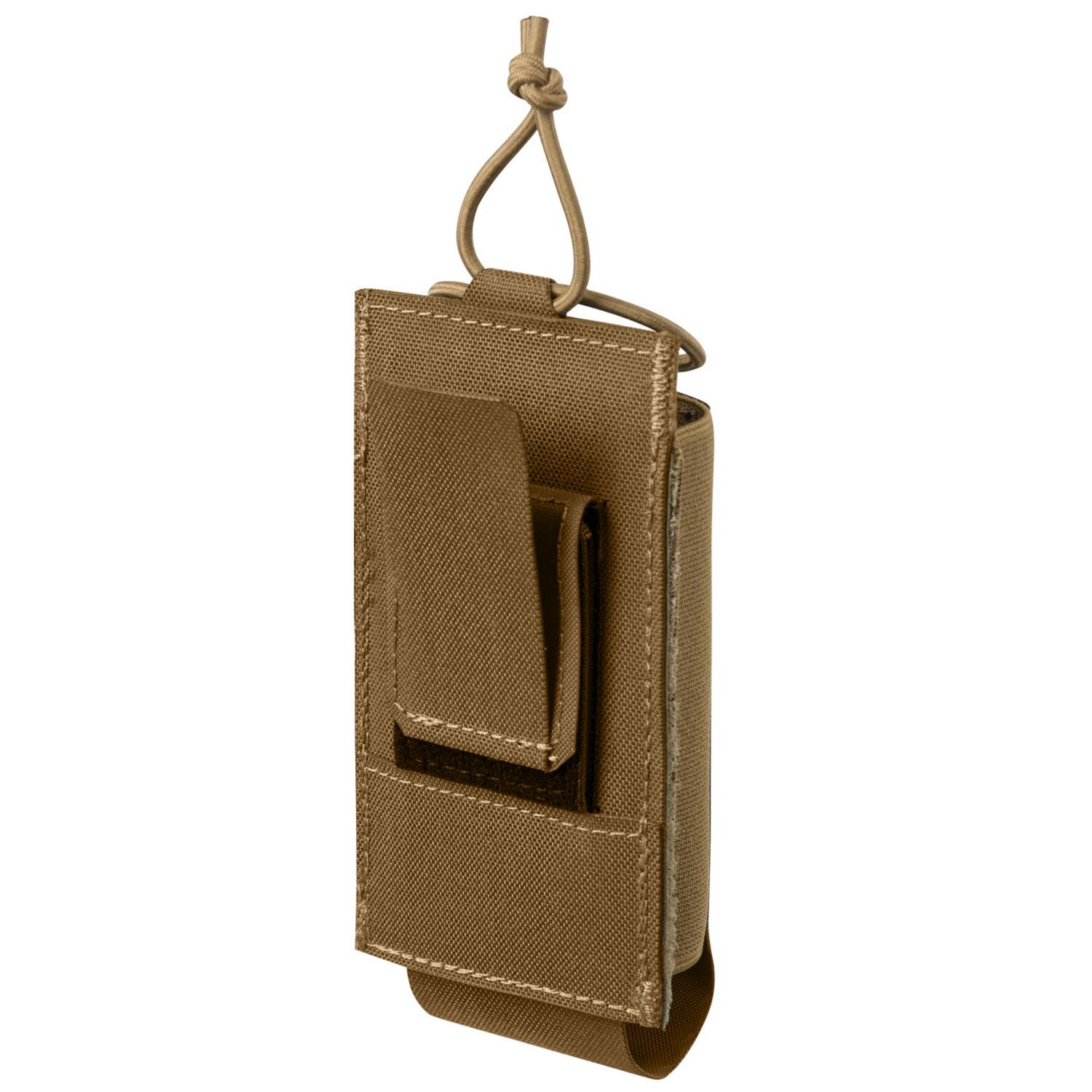 Sumka Direct Action Radio Pouch Low Profile na radiostanici - Coyote Brown