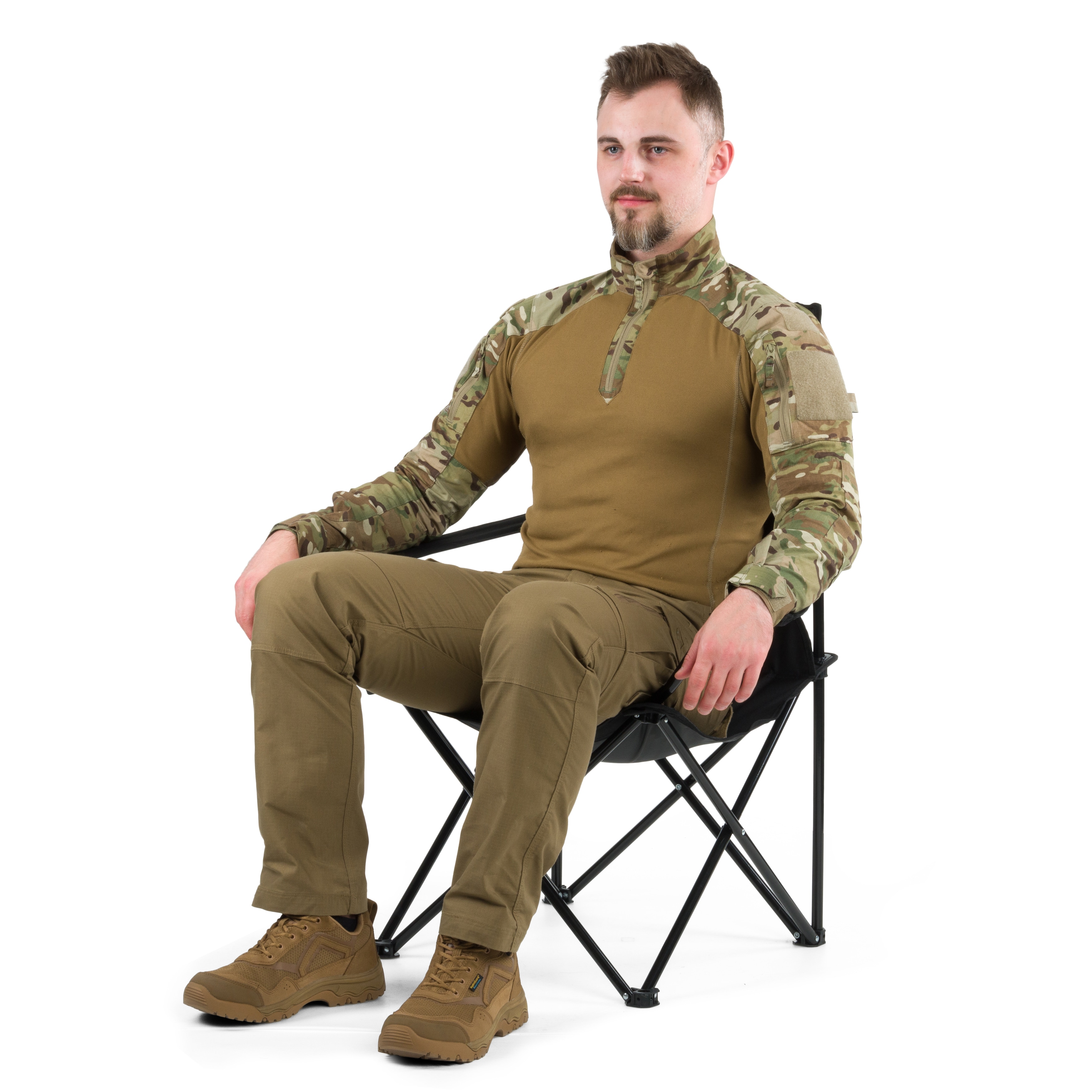 Skládací turistické židle Mil-Tec Relax - Black