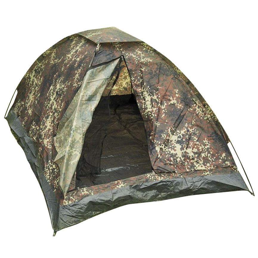 Stan pro 3 osoby Mil-Tec Iglu Standard – Flecktarn