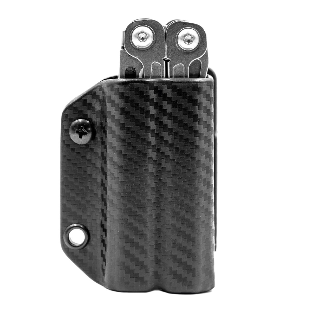 Pouzdro Clip & Carry Carbon pro Leatherman Rebar/Sidekick/Wingman/Rev - černé karbonové