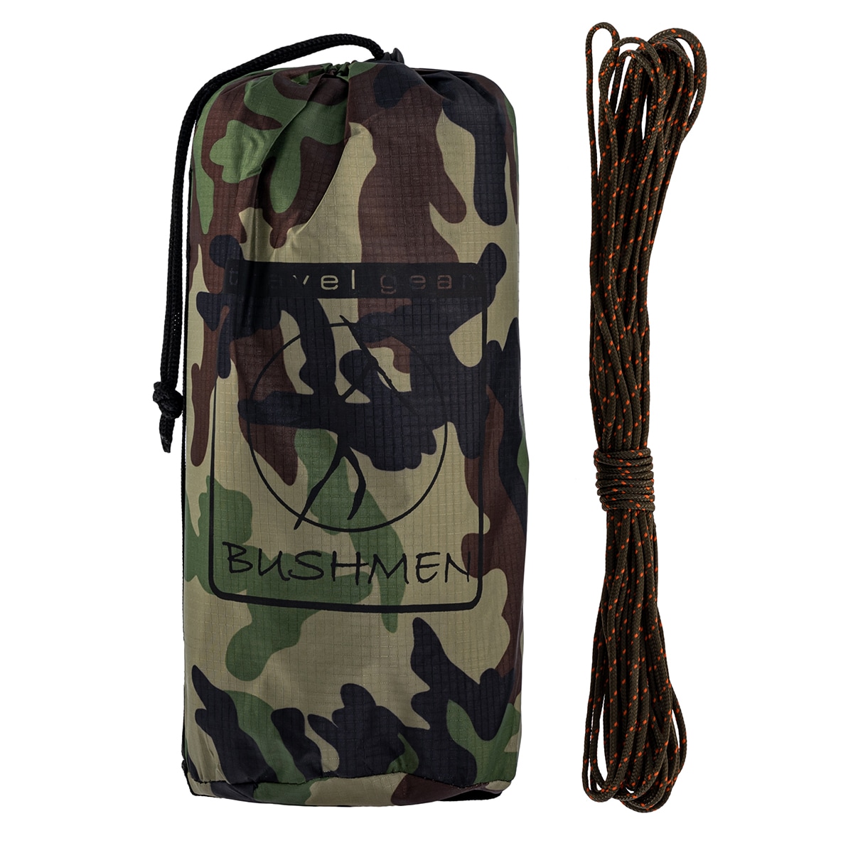 Bivakovací plachta Bushmen Thermo Tarp s termoizolací 2 × 3 Camo