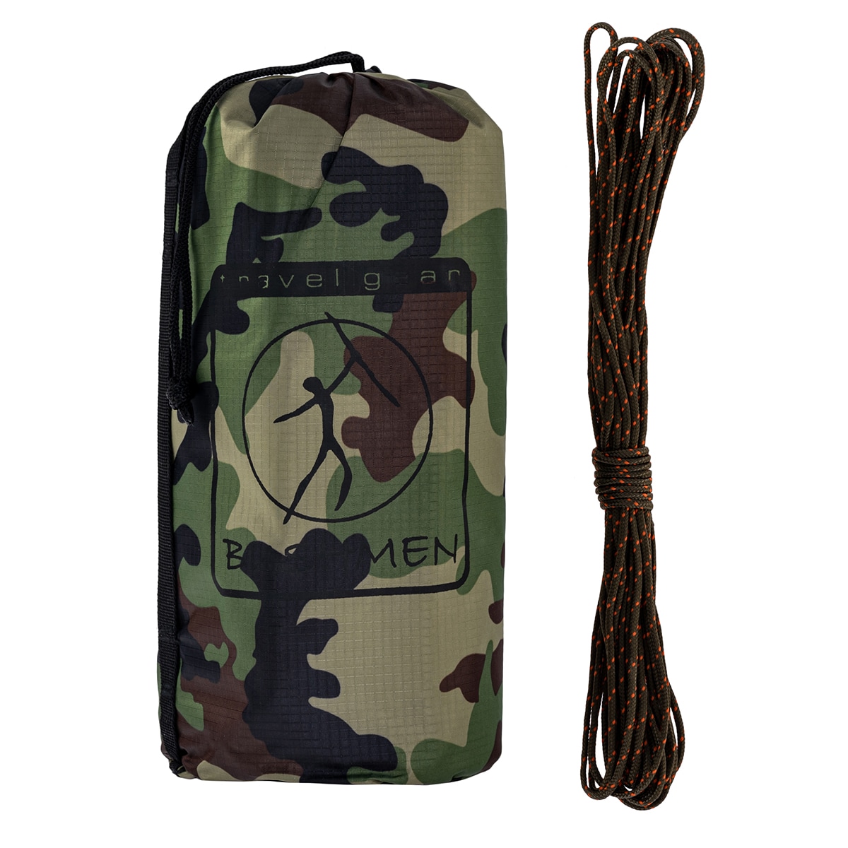Bivakovací plachta Bushmen Thermo Tarp s termoizolací 3 × 3 Camo