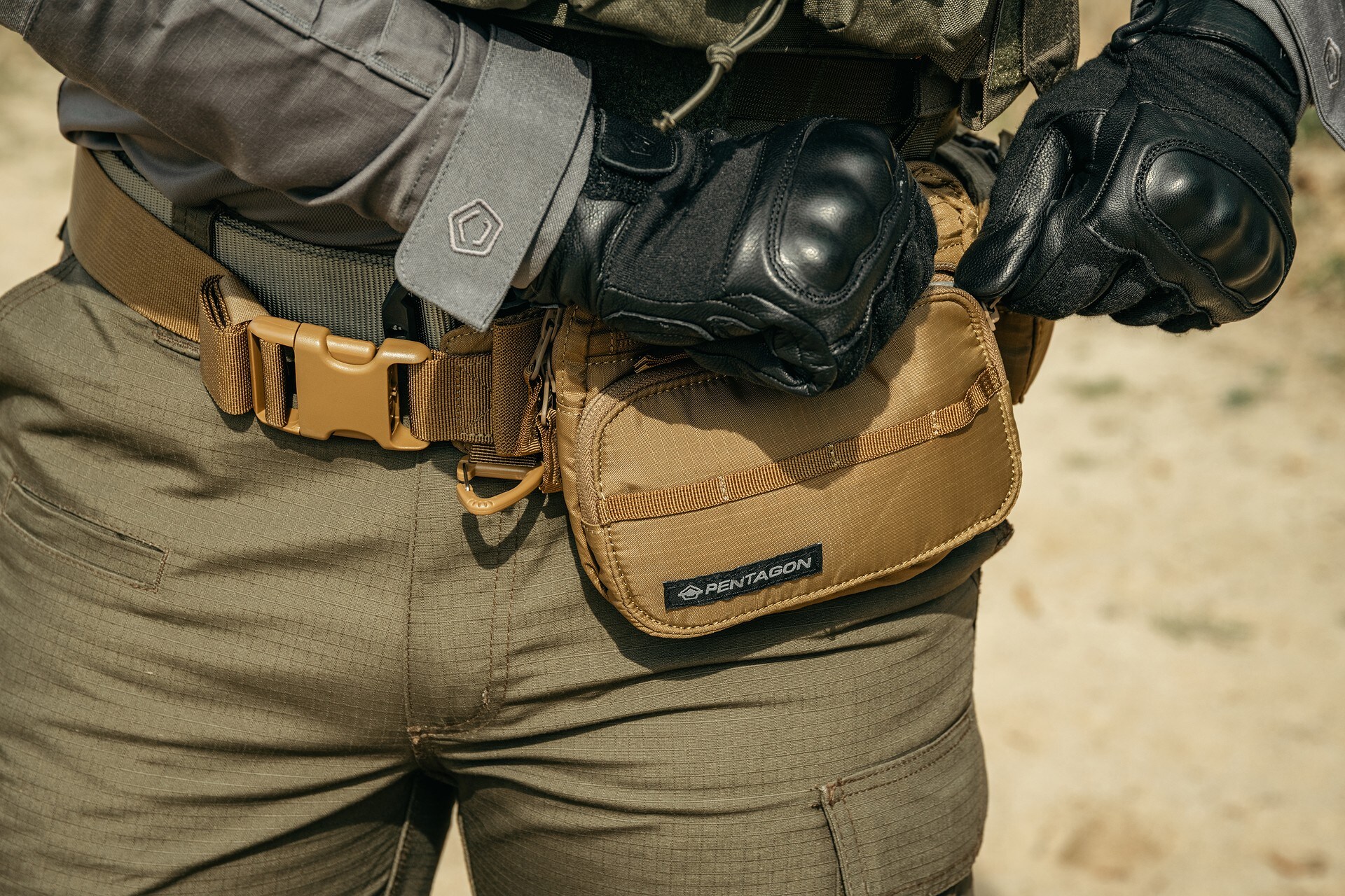 Opasek takticky Pentagon Alissos - Coyote