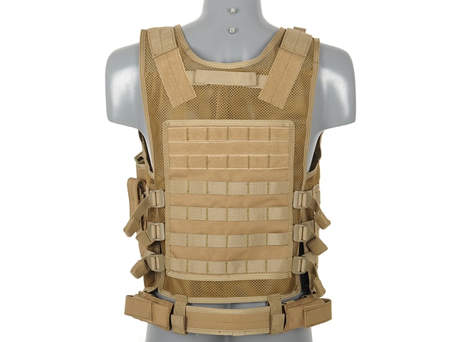 Taktická vesta 8Fields Light MOLLE - coyote