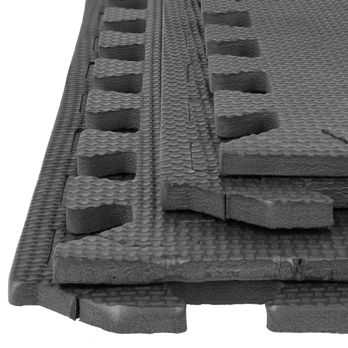 Puzzle podložka HMS MP10 Black pod vybavení - 4 díly