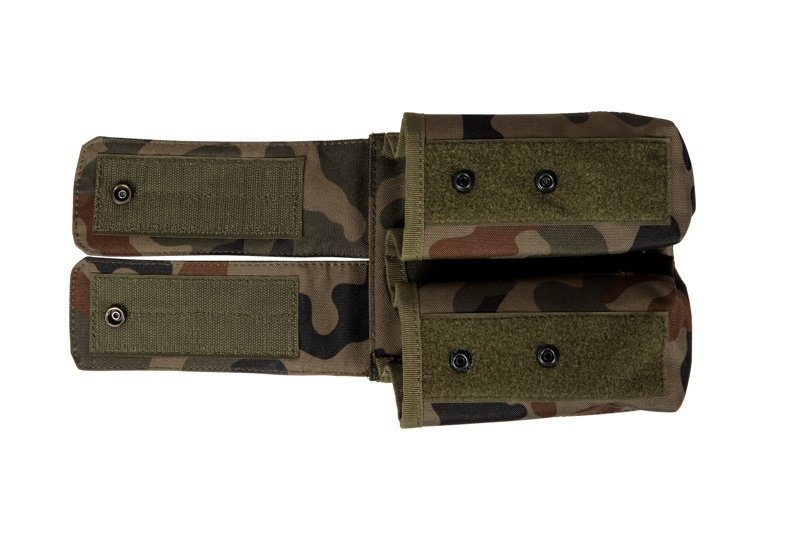 Dvojitá sumka GFC Tactical na zásobníky typu AK – wz.93 Pantera PL Woodland