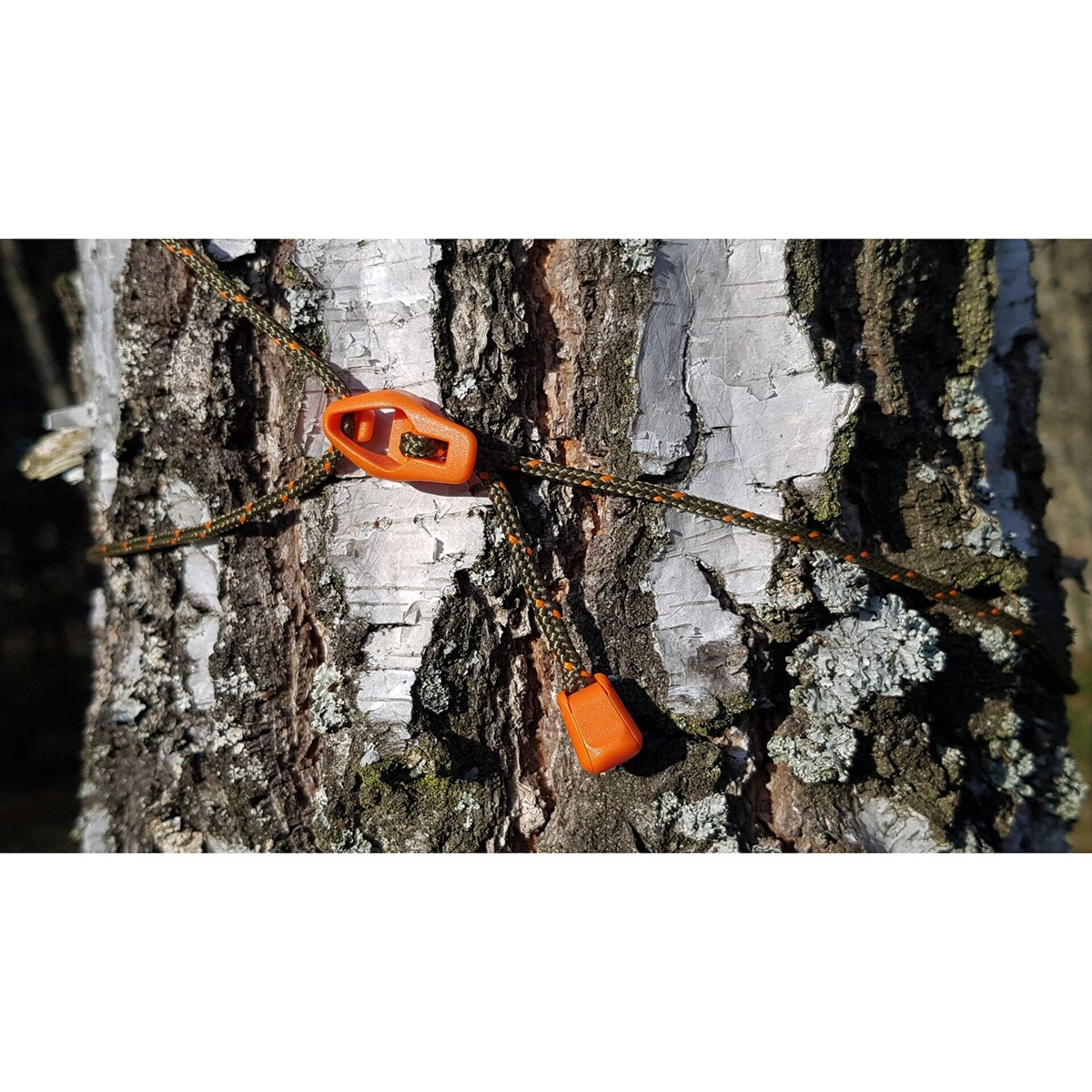 Závěs na stanovou plachtu Bushmen Tensioners - oranžový