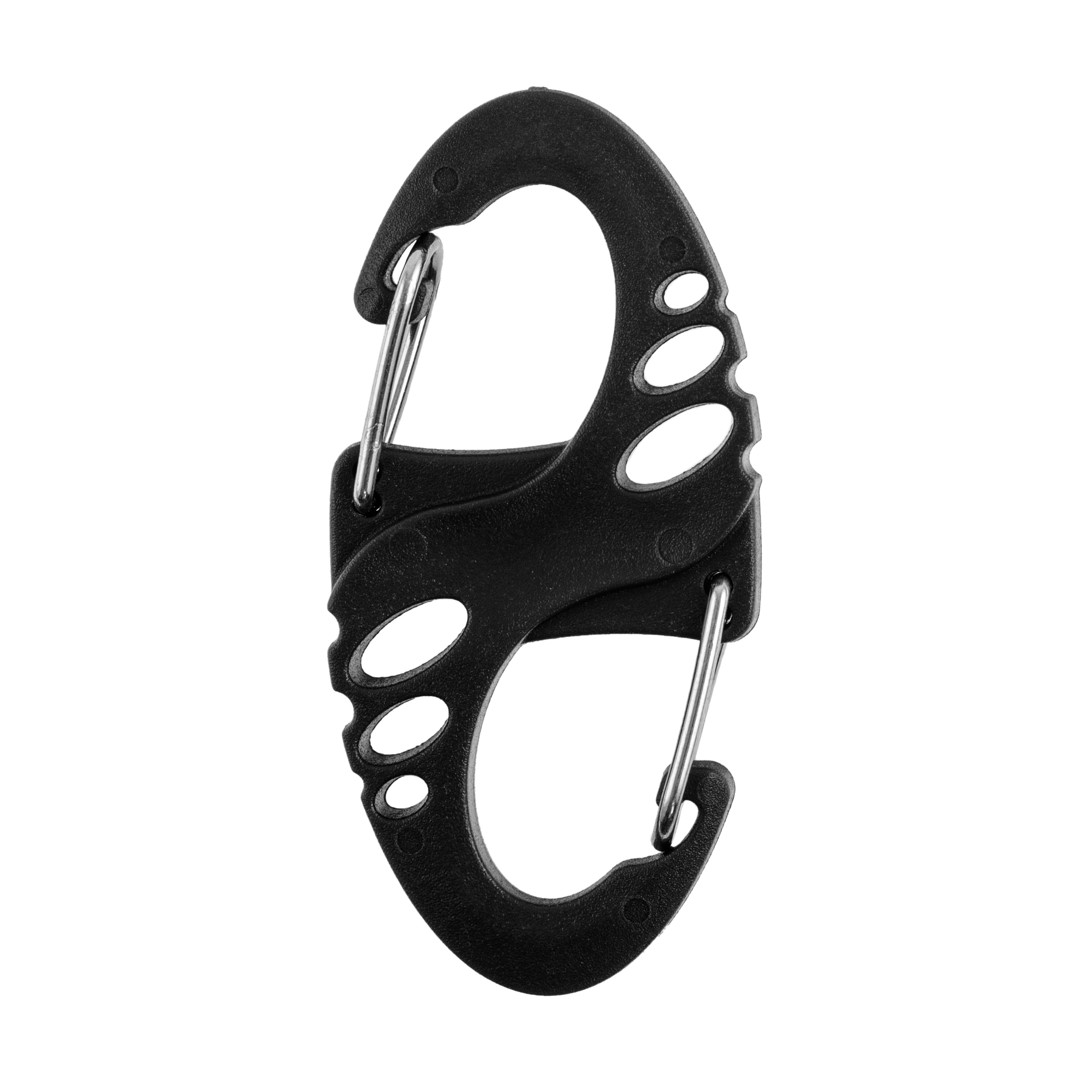 Sada karabinek Mil-Tec S-Hook Black - 10 ks