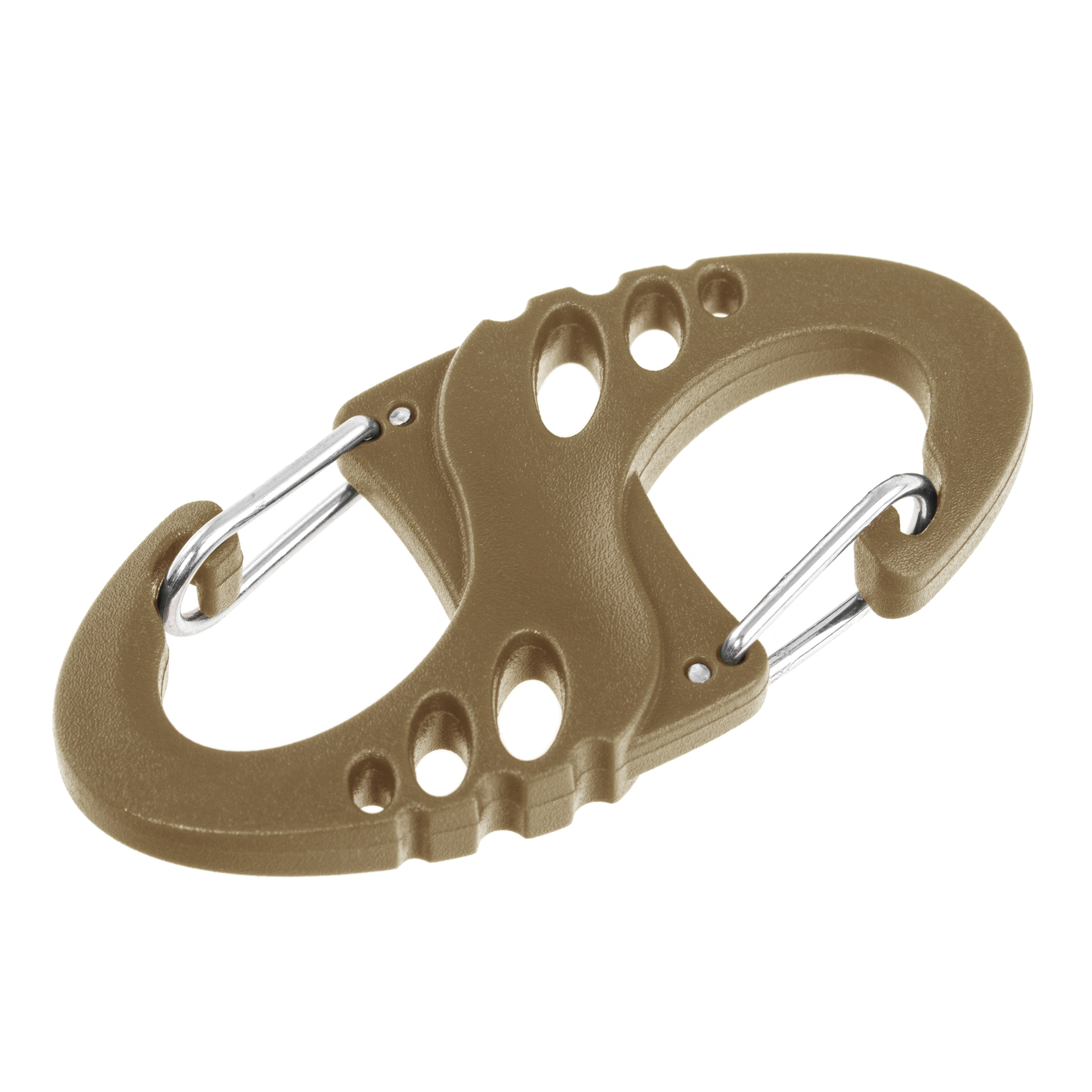 Sada Karabinek Mil-Tec S-Hook Coyote - 10 ks