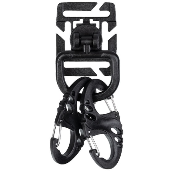 Sada úchytů Mil-Tec Ultimate Tactical pro systém MOLLE – černá