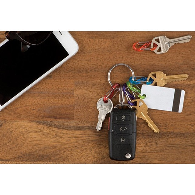 Přívěsek Nite Ize S-Biner KeyRing Locker - 6 ks