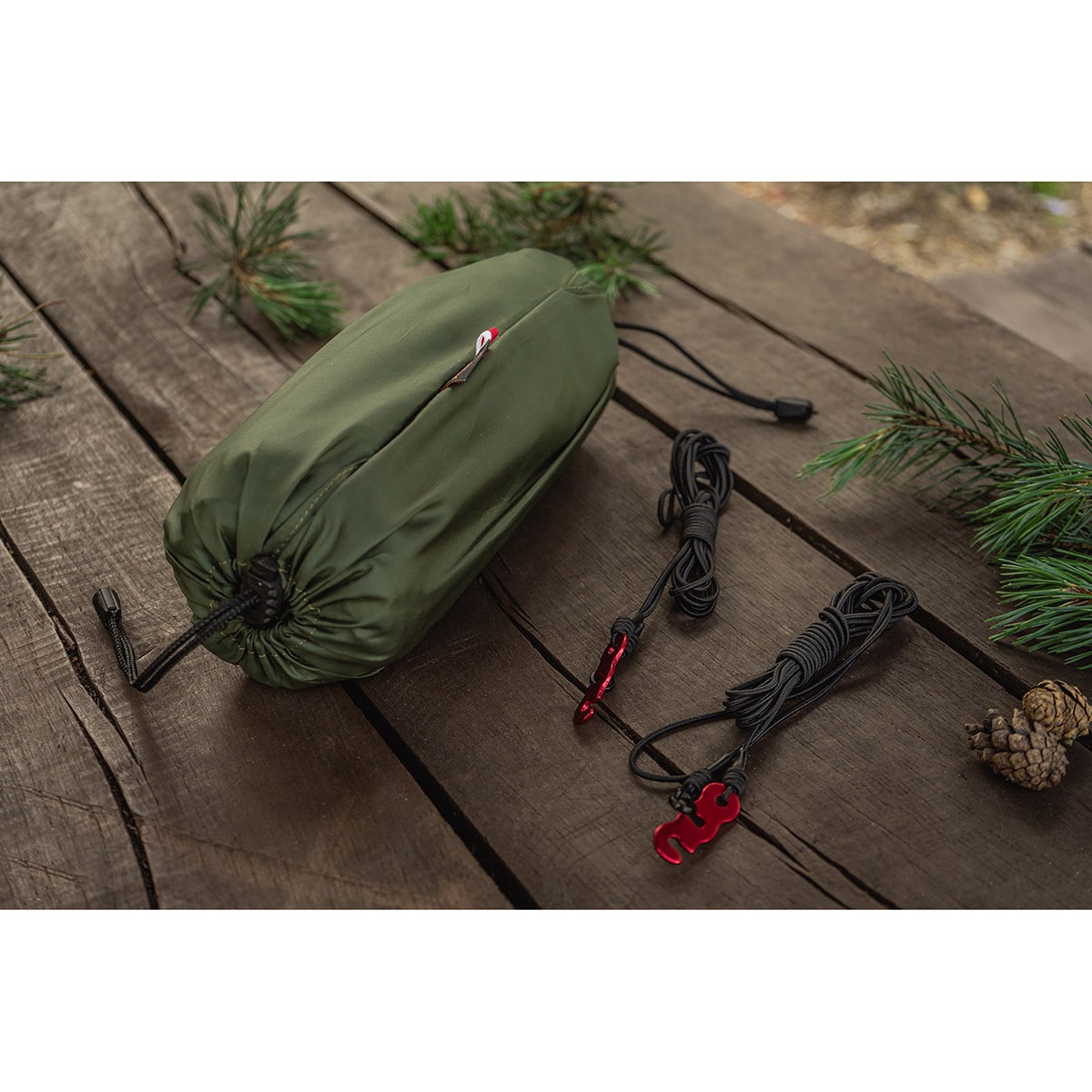 Houpací síť TigerWood Vážka V1 Long Green - s moskytiérou