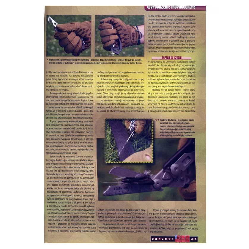 Multitool Leatherman Raptor Rescue Black s pouzdrem