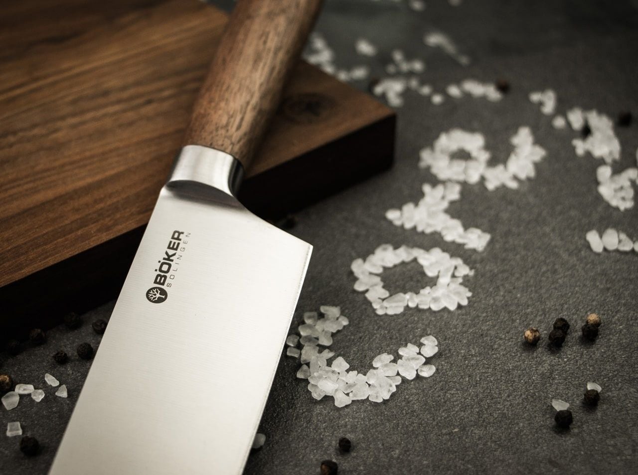 Kuchyňský nůž Böker Solingen Core Walnut 16 cm
