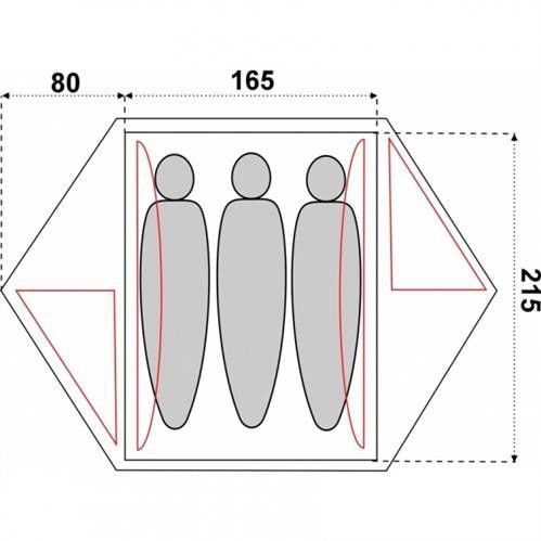 Stan pro 3 osoby Fjord Nansen Veig PRO III