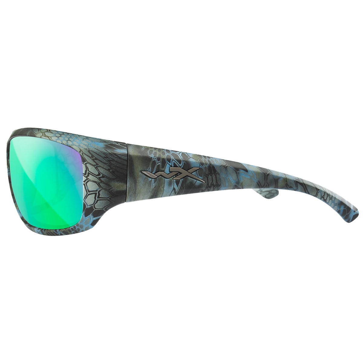 Taktické brýle Wiley X Omega – Captivate Polarized Green Mirror / Kryptek Neptune