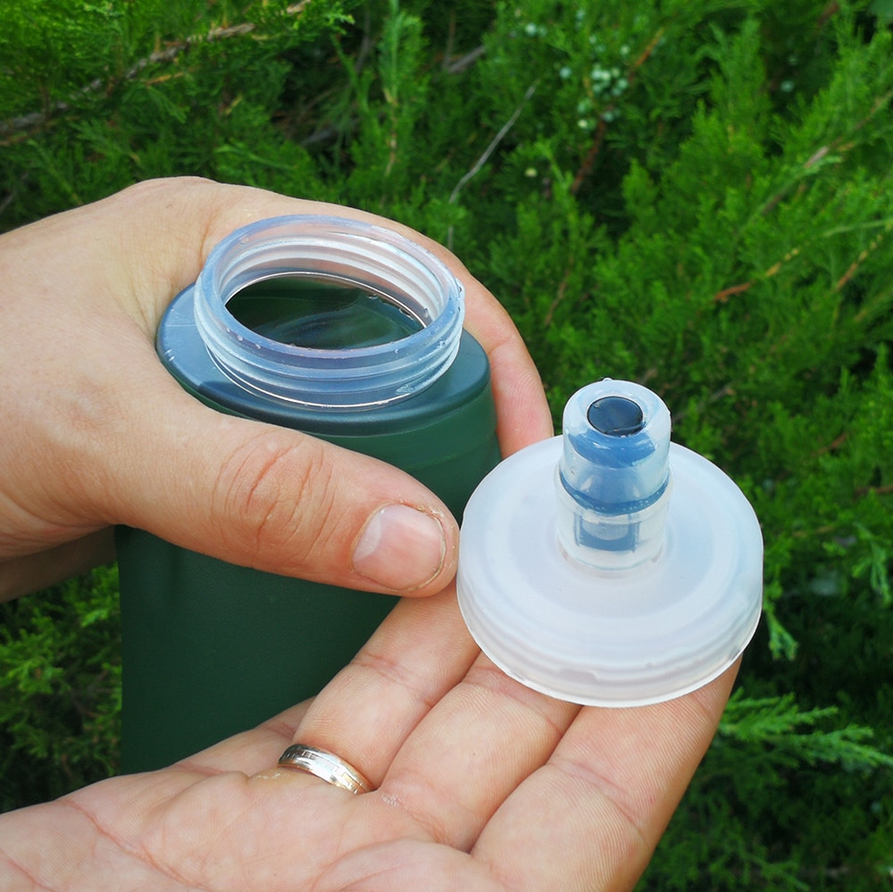 Skládací láhev M-Tac Softflask 500 ml - olivová