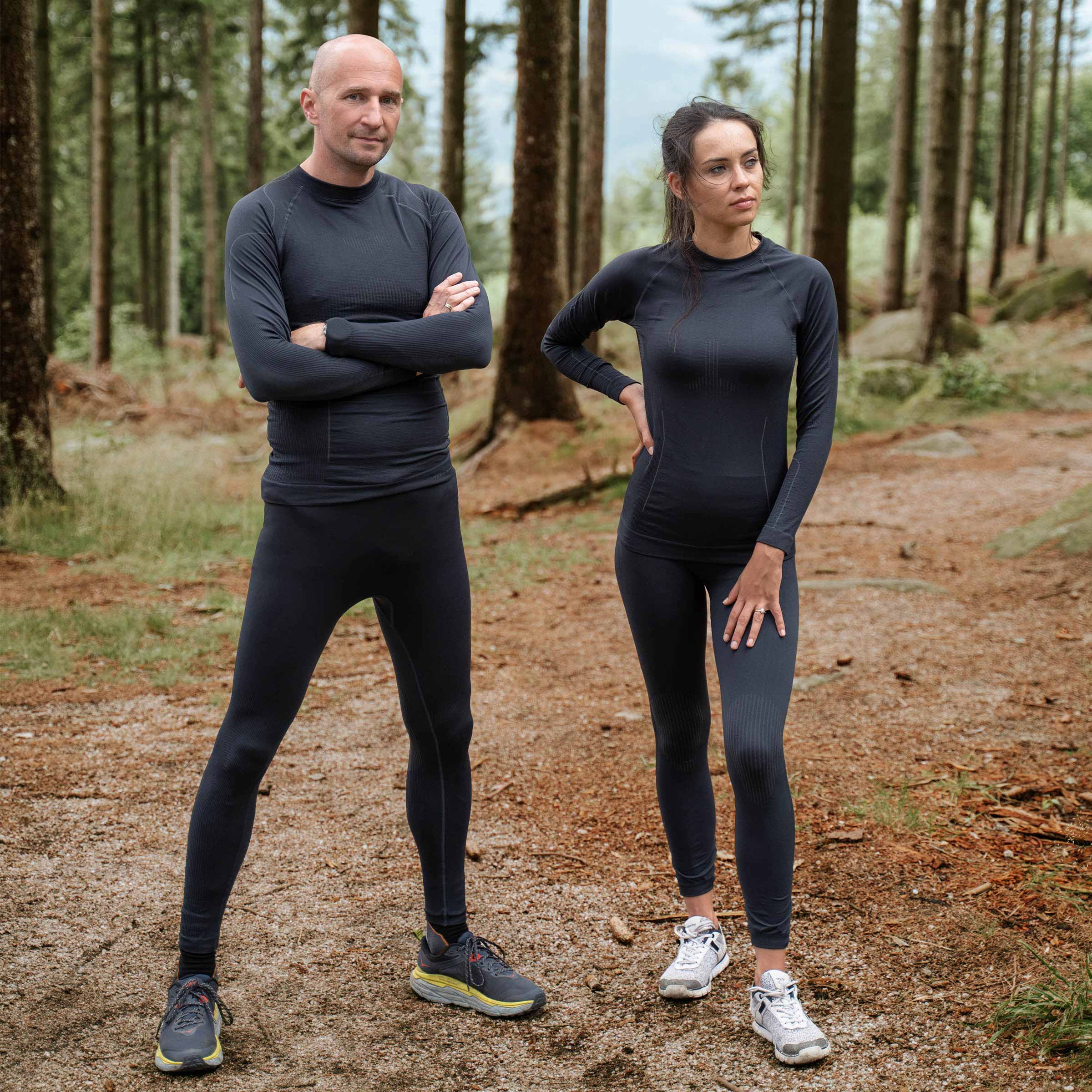 Termoaktivní legíny Fjord Nansen Riffe - Rocky Grey