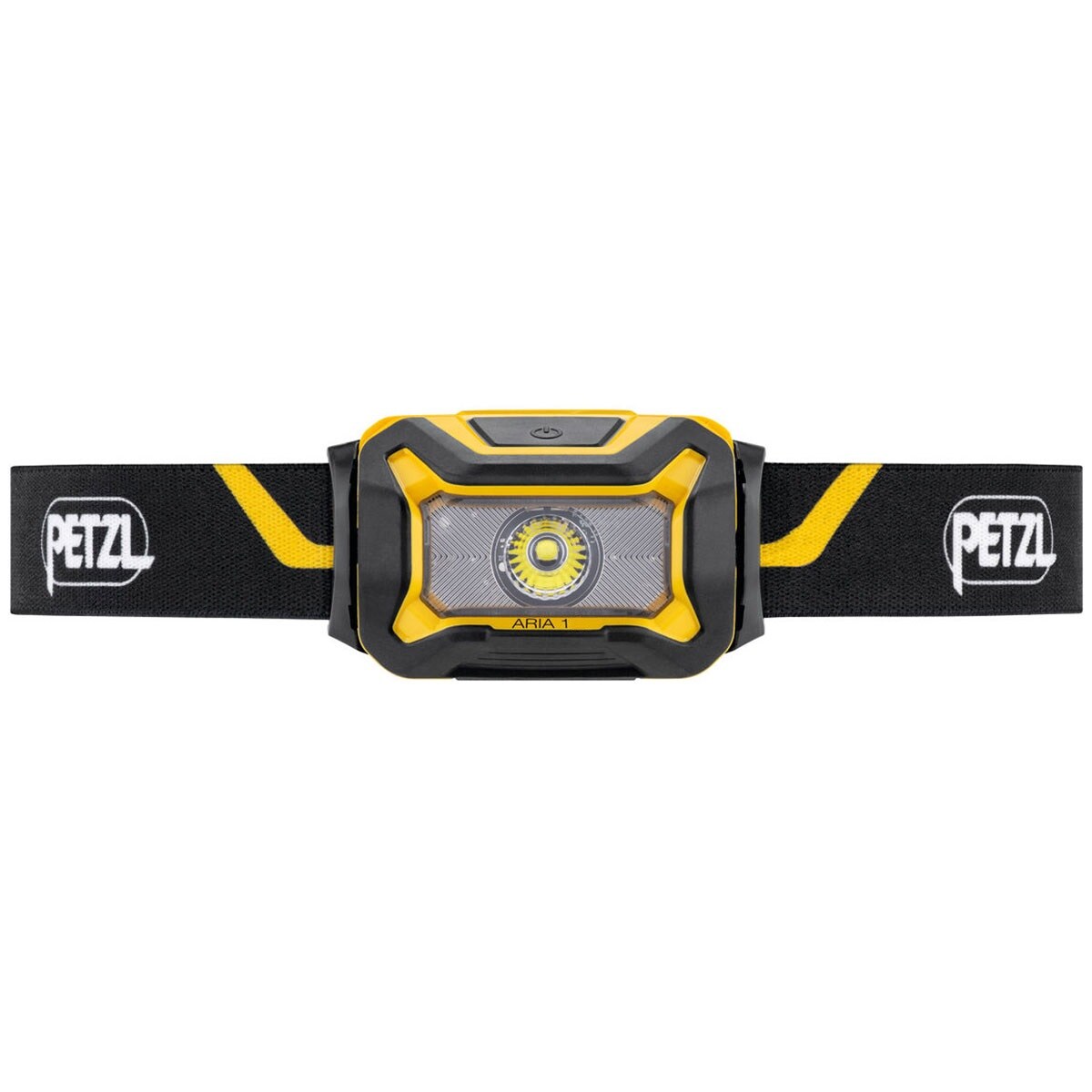 Svítilna čelová Petzl Aria 1 Black/Yellow - 350 lumenů