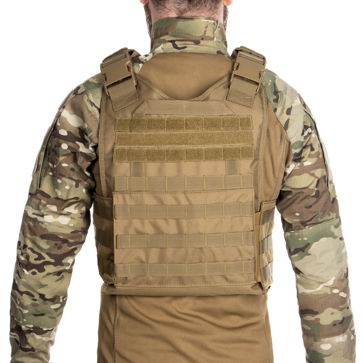 Taktická vesta Mil-Tec Plate Carrier Vest - Coyote